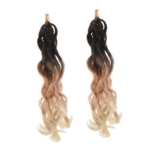 HAPINARY 8stücke Lockige Häkelhaare Für Frauen Synthetische Dreadlocks Boho Häkelzöpfe Für Partys Und Alltagsstylings Distinctive Dreistrang Zöpfe Unendliche Stylingmöglichkeiten von HAPINARY