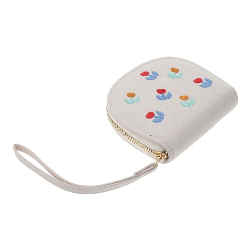 HAPINARY Geldbörse Mit Stickerei Kleines Portemonnaie Münzgeldbörse Aus Pu-Material Und Kleine Damen Geldbörse Mit Multi-Slot-Design Für Reisen Business Und Outdoor-aktivitäten von HAPINARY