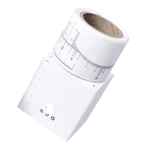 HAPINARY Rolle Augenbrauen-skalen-aufkleber Einweg-augenbrauen-messaufkleber Weiß Augenbrauenschablonen Augenbrauenmesser Augenbrauen-lineal Selbstklebend Professionell von HAPINARY