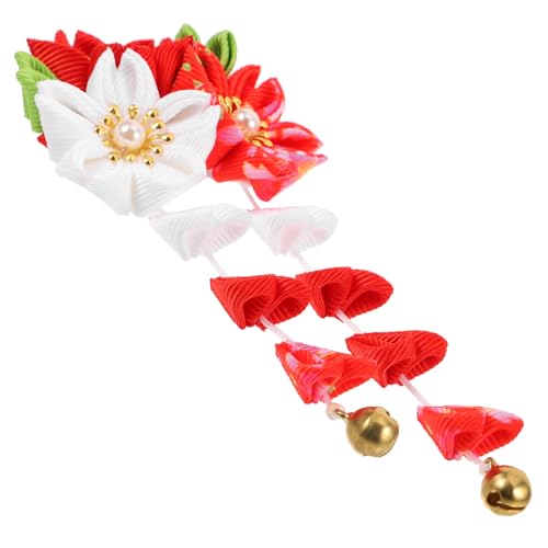 HAPINARY Badezimmerdekorationen Raumzubehör Fransenbesatz Japanischer Traditioneller Clip Blumenquastenclips Kanzashi-haarnadeln Asiatische Haaraccessoires Blumenclips Für Mädchen Schmücken von HAPINARY