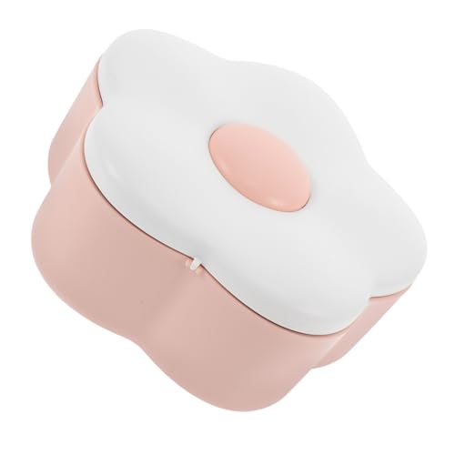 HAPINARY Blumenform Schmucketui Für Damen Schmuck-organizer Mit Spiegel Aufbewahrungsbox Für Ringe Ohrringe Armbänder Reise Kosmetikbox Mit Clip Andenkenbehälter Kompaktes Design von HAPINARY