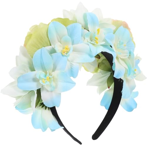 HAPINARY Blumenstirnband damen stirnbänder Mode gefälscht Haarnetz Fee Kopfschmuck hair toppers for women hair bows for women Blumenstirnbänder Blumenhaarschmuck für Frauen Stoff Green HAPINARY Blumenstirnband damen stirnbänder Mode gefälscht Haarnetz Fee Kopfschmuck hair toppers for women hair bows for women Blumenstirnbänder Blumenhaarschmuck für Frauen Stoff Green von HAPINARY