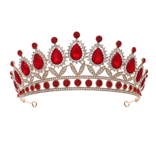 HAPINARY Elegante Braut Zubehör Krone Haar Decor Strass Krone Für Hochzeit Party Foto von HAPINARY