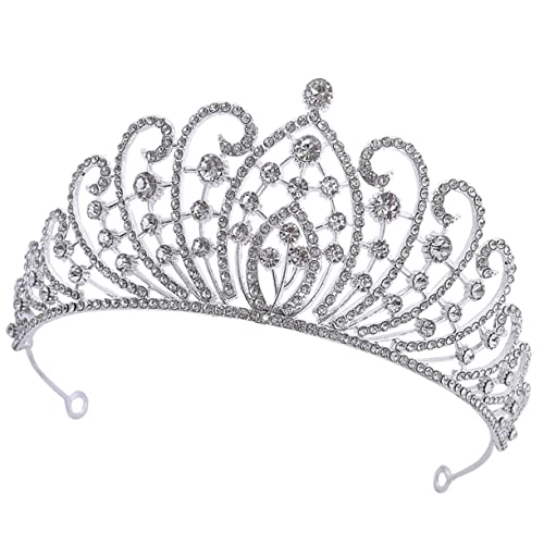HAPINARY Hochzeitsbrautkrone Tiara Strass Für Damen Kopf Hochzeit Feier Accessoire Brautkopfschmuck HAPINARY Hochzeitsbrautkrone Tiara Strass Für Damen Kopf Hochzeit Feier Accessoire Brautkopfschmuck von HAPINARY
