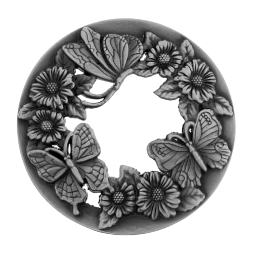 HAPINARY Candle Accessoires Smart Cover Staubschutzhüllen für Kerzen Kerzendose Deckel Glaskerzenschirme Zubehör für Glaskerzen Kerzenglasabdeckung Kerzenhalter aus Glas Eisen Silber von HAPINARY