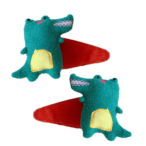 HAPINARY 2stücke Dinosaurier Haarklammern Kreative Rutschfeste Haarspangen Für Damen Cartoon Kopfschmuck Für Alltag Und Besondere Anlässe Niedliches Design Grün von HAPINARY