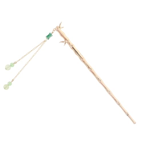 HAPINARY Chinesische Haarstäbe Bambus Design Haarnadel aus Legierung für Damen Rostfrei Wiederverwendbar Traditionelles Haar Accessoire für Hochzeit Party Alltag Eleganter Haarschmuck von HAPINARY