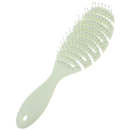 HAPINARY Curly Hair Detangling Comb Für Damen Anti- Ergonomisches Design Für Massagen Und Pflege Von Lockigem Haar Robuste Langlebige Haarbürste Grün von HAPINARY