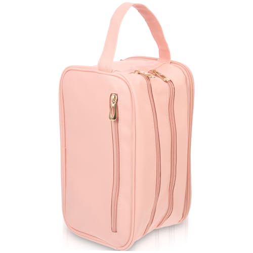 HAPINARY Damen Kosmetiktasche Wiederverwendbare Kosmetiktasche College-Wohnheim-Grundlagen für Mädchen Make-up-Taschen Seesäcke für unterwegs Wasserdichter Reiseveranstalter Makeup Tasche von HAPINARY