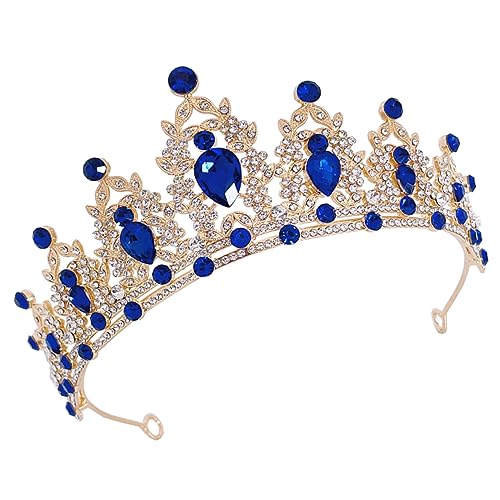 HAPINARY Hochzeitskopfschmuck Tiara Für Damen Mädchen Mit Strass Hochzeit Kopfbedeckung Für Festivals Foto-requisiten von HAPINARY