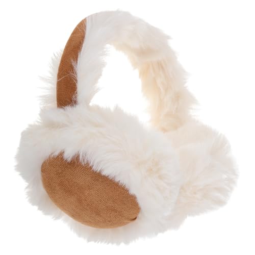 HAPINARY Plüsch-ohrenschützer Winter Weiche Kunstfell-ohrenwärmer Faltbarer Winter-ohrenschützer Zum Laufen Radfahren Outdoor-aktivitäten Schultage von HAPINARY