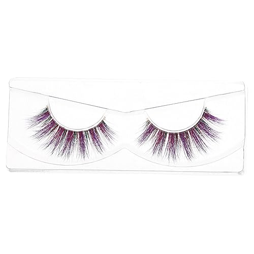 HAPINARY Echtfarben Wimpern Für Party Make-up Frauen Wimpernverlängerung Geeignet Für Kostümpartys Halloween Weihnachten Und Tägliche Augenpflege Zu Hause Salon von HAPINARY