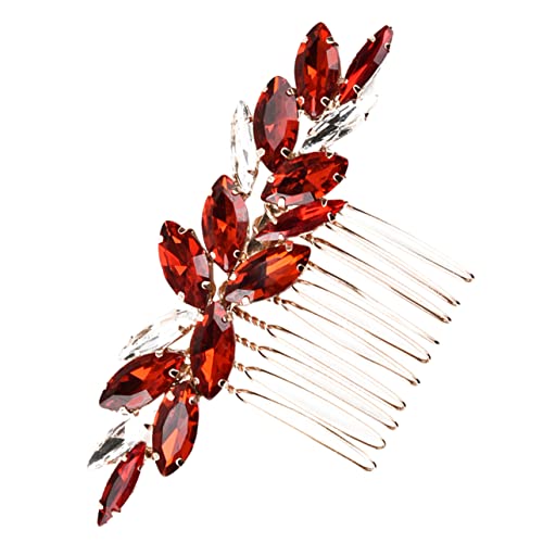 HAPINARY Einzigartiges Haar-accessoire Für Die Braut Haarkamm Mit Kristallen Für Die Hochzeit Modisches Haar-styling-tool Für Frauen Für Silvesterpartys HAPINARY Einzigartiges Haar-accessoire Für Die Braut Haarkamm Mit Kristallen Für Die Hochzeit Modisches Haar-styling-tool Für Frauen Für Silvesterpartys von HAPINARY