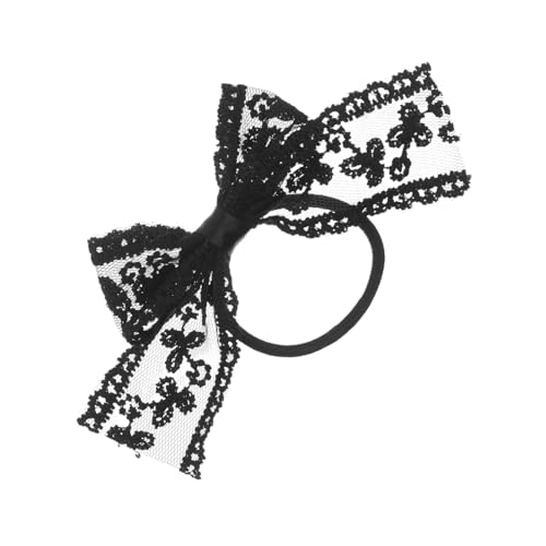 HAPINARY Elastisches Haargummi Mit Spitze Haarband Mit Schleife Für Damen Weiches Material Sicherer Halt Vielseitig Einsetzbar von HAPINARY