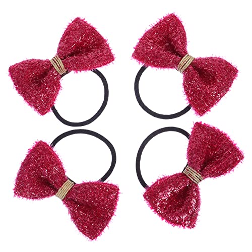 HAPINARY Elegante Haargummis Mit Weihnachtsschleife Pferdeschwanzhalter 2er-set Elastische Bänder Für Babys Jungen Und Mädchen von HAPINARY