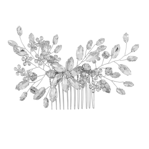 HAPINARY Eleganter Braut haarkamm mit Funkelnden Kristallen Handgefertigtes Europäisches Braut haaraccessoire für Frauen für Hochzeit Fotoshooting und Festliche Anlässe von HAPINARY
