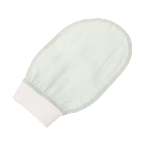HAPINARY Exfoliating Badetuch aus Künstlicher Seide Weiches Peeling Duschhandschuh mit Massagefunktion Vielseitiger Badetuch waschlappen in Frischem Grün für Sanfte Körperpflege und von HAPINARY