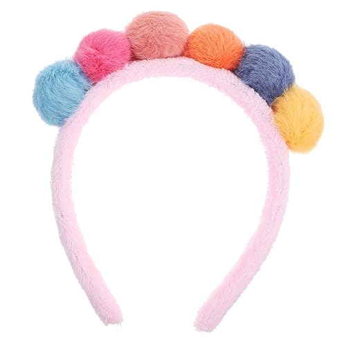 HAPINARY 1stück Buntes Mädchen-haarband Mit Flauschigen -accessoires Für Partys Und Festliche Anlässe Komfortabel Und Leicht Für Mädchen Geeignet von HAPINARY