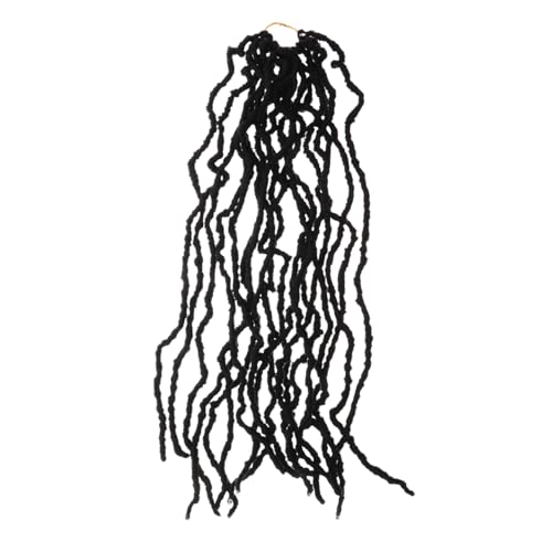 HAPINARY Faux-locs-perücke Mikrozöpfe Dreadlocks Faux-locs-häkelhaar Vorgeflochtenes Häkelhaar Boho-häkelzöpfe Häkelhaarverlängerung Für Schwarze Frauen Aus Kunsthaar von HAPINARY