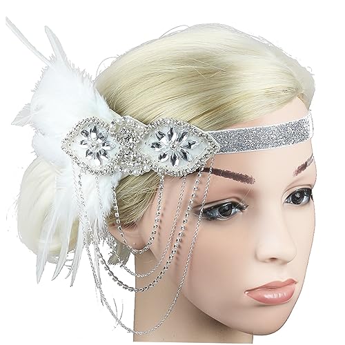 HAPINARY Kopfschmuck frauen stirnband bandana stirnband Haarschmuck für Mädchen hochzeitshaar schmuck wedding hair accessories Haarband Haargummis Haarschmuck für Frauen Abschlussball von HAPINARY