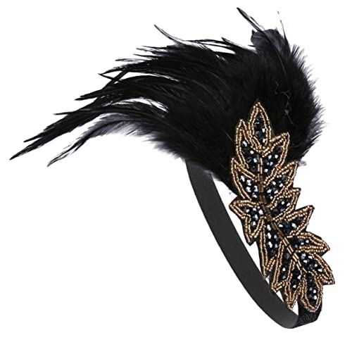 HAPINARY Elegantes Haarband Für Damen Flapper-stirnband Für Hochzeit Bankett Party von HAPINARY