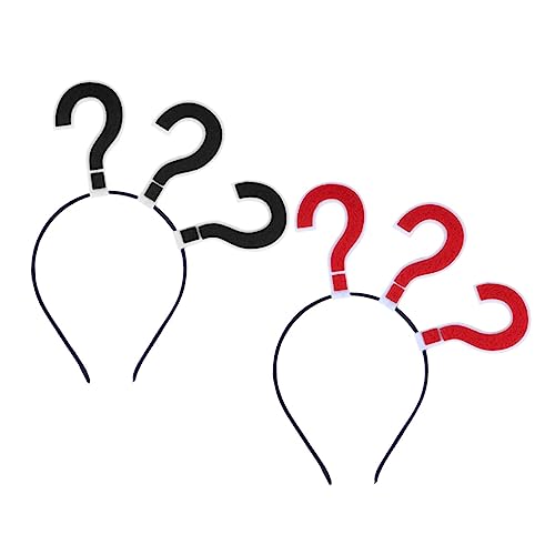 HAPINARY Haarband in Fragezeichenform Haarschlaufe Haarspange Für Damen Und Mädchen Kreatives Haar-accessoire von HAPINARY