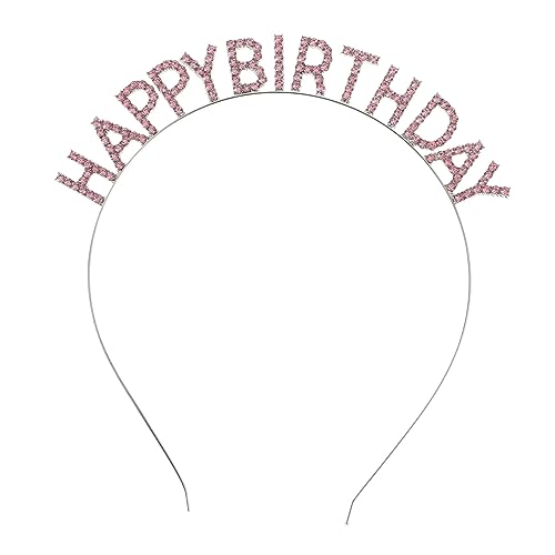 HAPINARY Geburtstagsfeier Stirnband Haarschmuck Legierung Damen Alles Zum Geburtstag Kristall von HAPINARY