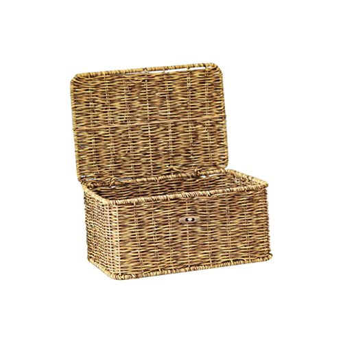 HAPINARY Geflochtene Aufbewahrung sbox buch kinderzimmer Make-up-Organizer dekorative Desktop-Aufbewahrungskorb Spielzeugorganisator HAPINARY Geflochtene Aufbewahrung sbox buch kinderzimmer Make-up-Organizer dekorative Desktop-Aufbewahrungskorb Spielzeugorganisator von HAPINARY