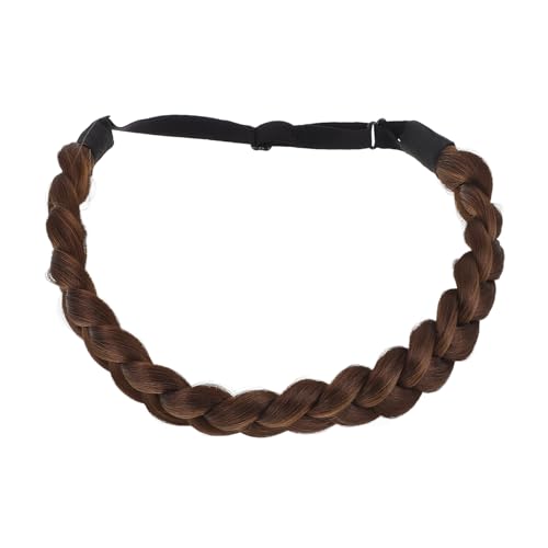 HAPINARY Geflochtenes Stirnband mit Verstellbarem Design für Natürliche Haarsträhnen für Dünnes Haar Vielseitig für Partys und Alltag Look von Vollem Haar Modisches Accessoire für Damen von HAPINARY