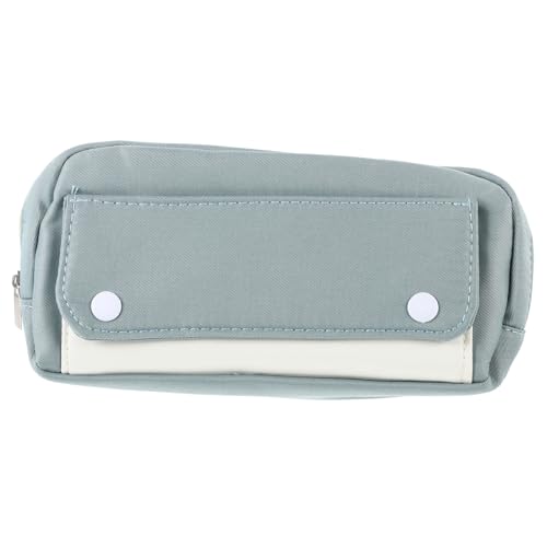 HAPINARY Großer Federmäppchen Polyester Stifteetui mit Reißverschluss mit Druckknopf Reißfest und Leicht Große Kapazität für Stifte Kosmetikpinsel Schüler Mädchen Organizer Tasche von HAPINARY