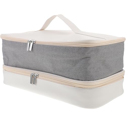 HAPINARY Haar-werkzeugtasche Mit Doppellagigem Design Reiseetui Für Lockenwickler Und Haartrockner Organizer-Bag Mit Schutz Vor Feuchtigkeit Leicht Und Praktisch Für Unterwegs von HAPINARY