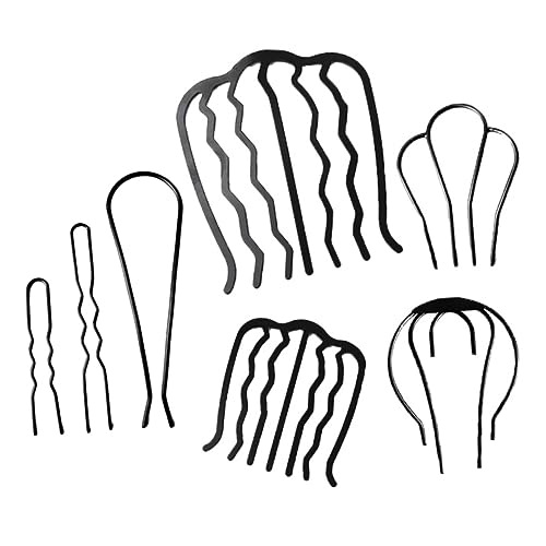 HAPINARY Haargabel-clip-set Aus Metall 5-teilig Damen-haarkämme Französische Haarspangen Für Hochsteckfrisuren Stilvolle Accessoires Für Frauen von HAPINARY