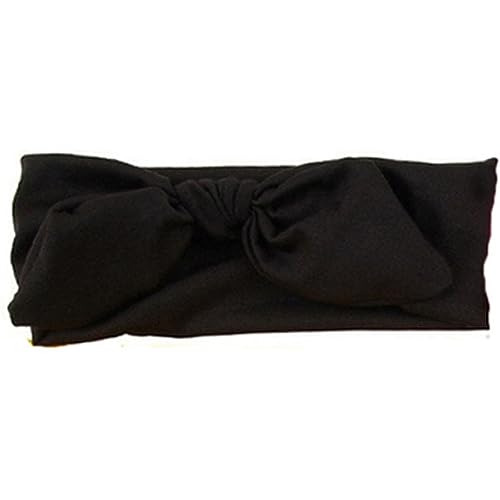 HAPINARY Rabbit Ear Haarschmuck Einstellbares Haarband Mit Niedlichem Design Für Bequemes Tragen Für Make-up Und Fitness Schwarz von HAPINARY