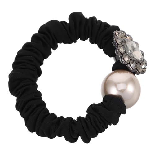HAPINARY Haargummi Damen Elastisch mit Funkelnden Strass Blumen Minimalistisches Design Robustes Material Leicht und Tragbar Haarschmuck für Frauen und Mädchen Geeignet für Dickes und von HAPINARY
