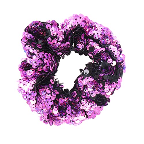 HAPINARY Pailletten-haarband Haargummi Mit Pailletten Pferdeschwanzhalter Aus Stoff Elastisches Haargummi Für Kinder Und Frauen von HAPINARY