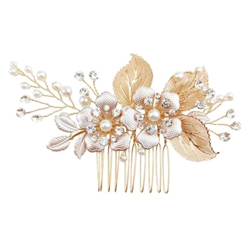 HAPINARY Feenschmuck Für Frauen Ästhetische Haaraccessoires Haarstyling-zubehör Haarkämme Für Damen, Accessoires Für Feines Haar Haarkämme Für Damen Dekorativ Braut Metall Hochzeit Kamm von HAPINARY