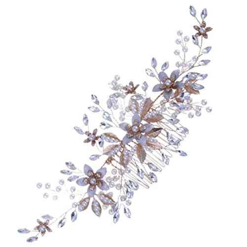 HAPINARY Haarkamm Brautschmuck Hochzeitsschmuck Blumen-seitenkamm Kopfschmuck- Für Besondere Anlässe von HAPINARY