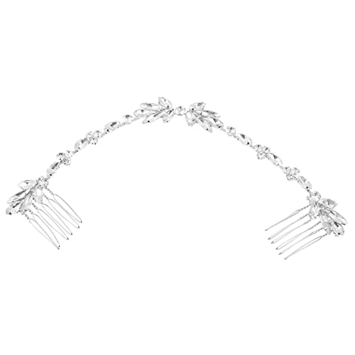 HAPINARY Kette Dekorativer Haarkamm Hochzeit Braut Kopfschmuck Exquisites Brautaccessoire Elegant Für Anlass von HAPINARY