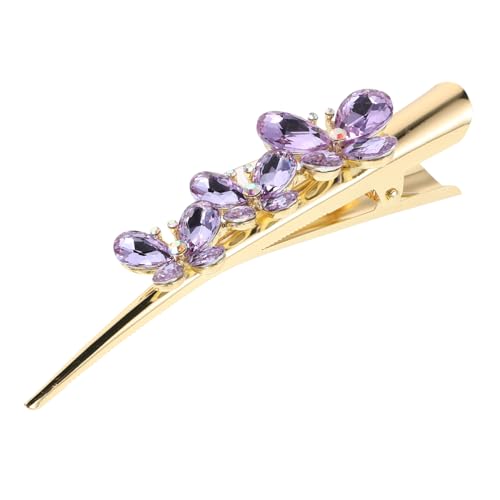 HAPINARY Metall-alligator-haarspange Mit Glitzerndem Strass-schmetterlingsclip Lange Haarspange Haarnadel-accessoire Für Frauen Und Mädchen Kopfbedeckung Haar-styling-tool von HAPINARY