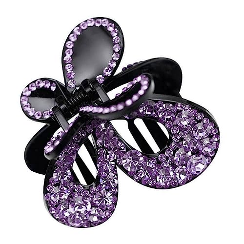 HAPINARY Shiny Rhinestone Haarspange Für Dutt Und Hochsteckfrisuren Rutschfester Haarklammer-clip Für Damen Für Dickes Und Dünnes Haar Vielseitiges Haarschmuckzubehör von HAPINARY