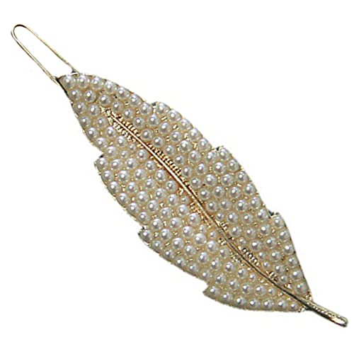 HAPINARY Haarspangen Aus Metall Für Damen Mit Perlen Haarnadeln Für Mädchen Haaraccessoires Passend Zu Glattem Lockigem Haar von HAPINARY