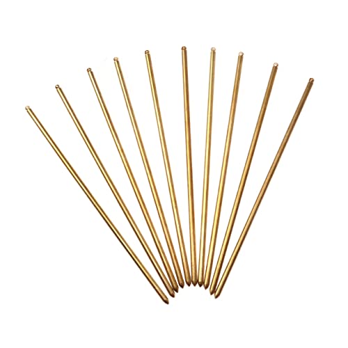 HAPINARY 20stücke Goldene Haarnadeln Aus Kupfer Metall-haarstäbe Mit Loch Diy-haarspangen Für Damen Und Herren Einfache Anwendung Und Langlebig von HAPINARY