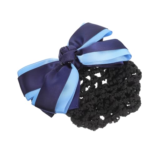 HAPINARY Haarnetz mit Schleife für Damen Atmungsaktive Haarknoten abdeckung Leichtes Modisches Haar accessoire für Beruf und Alltag mit Kleinen Rosen von HAPINARY