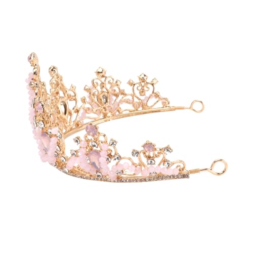 HAPINARY Haarreif Mädchen Tiara Leichtes Haarschmuck Kopfschmuck für Geburtstag Party Festliche Anlässe Rutschfeste Prinzessin Krone mit Stabilem Ringdesign von HAPINARY