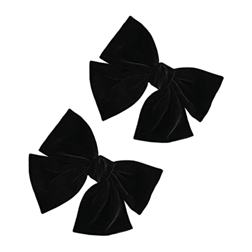 HAPINARY 2stücke Damen Bowknot Haarnadel Haar Schmuck Süße Kopfschmuck Flanell Zubehör Für Party Hochzeit Alltag Gebrauch von HAPINARY