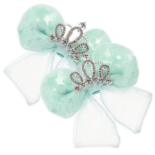 HAPINARY 2er Satz Haarspangen Mit Schleife Bequeme Haarnadeln Schöne Haarclips Süße Kopfschmuck Für Damen Alltag Kostüme von HAPINARY