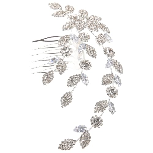 HAPINARY Haarschmuck Mit Strasssteinen Für Braut Hochzeit Dekorative Haarspange Damen-haarstyling-tool von HAPINARY