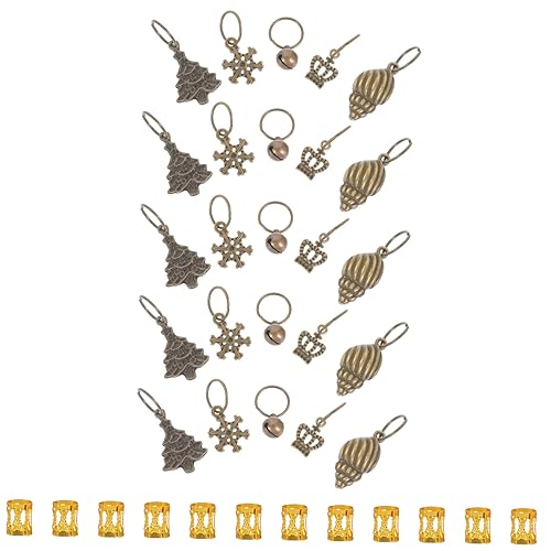 HAPINARY Haarschmuck-set Haarmanschetten Dreadlock-haarverlängerungen Ausgehöhlte Dekorative Haarspangen Für Zöpfe von HAPINARY