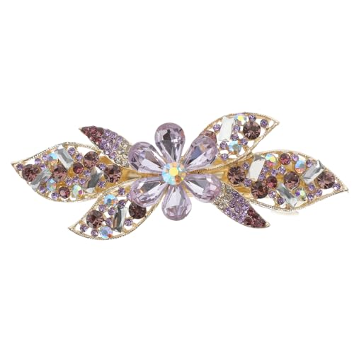 HAPINARY Frühling Haarspange Mit Strassstein- Dekoratives Haaraccessoire Für Damen Für Besondere Anlässe Wie Hochzeiten Geburtstage Und Partys von HAPINARY