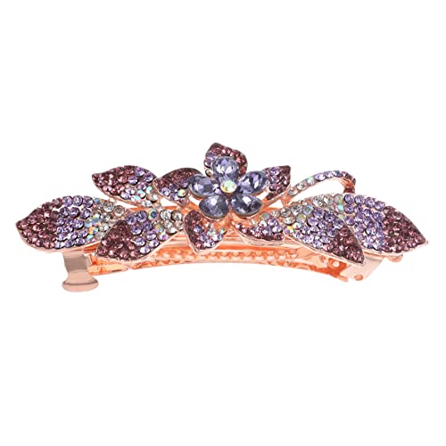 HAPINARY Haarspange Mit Strasssteinen Für Damen Glitzernde Metall-haarspangen Elegant Für Hochzeit Und Feierlichkeiten Haarschmuck Für Dickes Haar von HAPINARY